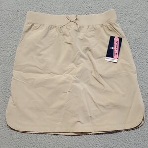 Izod Beige Pull-On Stretch Skort Size 14